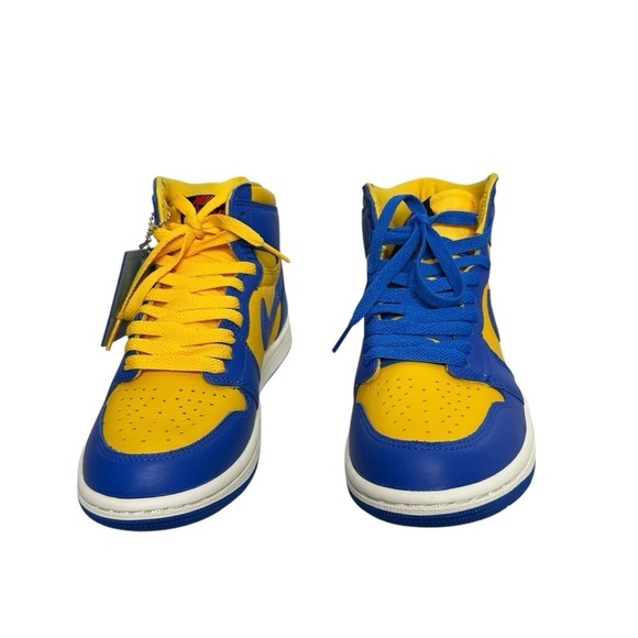 Nike Air Jordan Women's Retro 1 High OG Varsity Maize Game Royal Sz 7 FD2596-700 - Picture 7 of 14